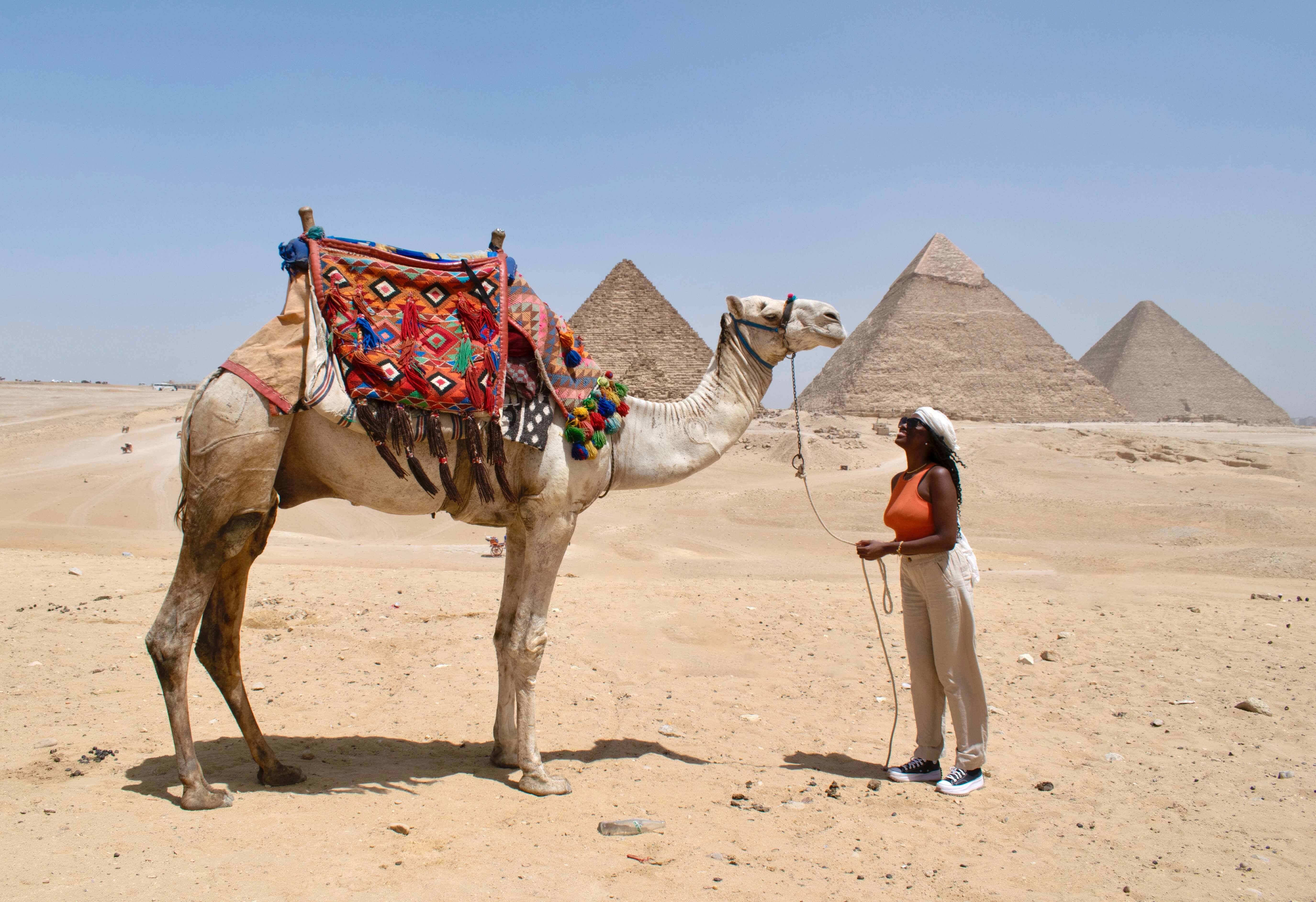 Pyramids of Giza at sunset - Egypt photography tour